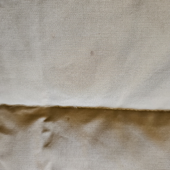 Vintage Woolrich Mens Size Small Puffer Vest Goose Down Insulated USA Made Tan - Picture 11 of 14